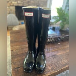 Hunter Black Rain Boots
